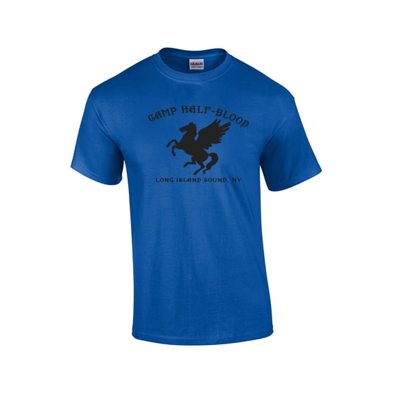 Camp Half-Blood Short Sleeve T-shirt-Royal-Medium