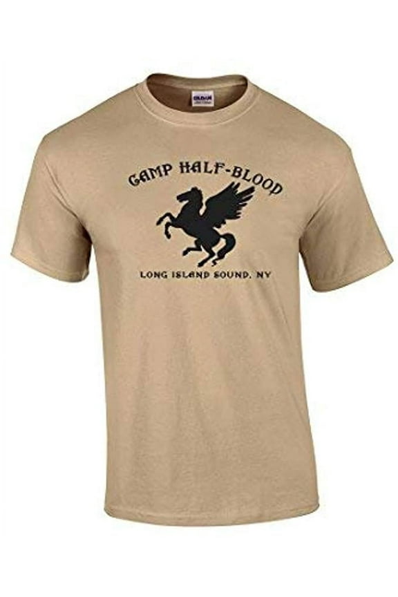 Camp Half-Blood Short Sleeve T-shirt-Tan-XXXL