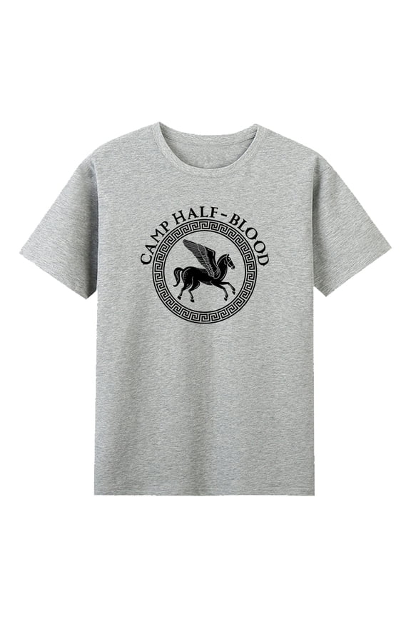 Camp Half-Blood T-shirt Crewneck Short Sleeve Cotton Tee Men Women Streetwear Tops