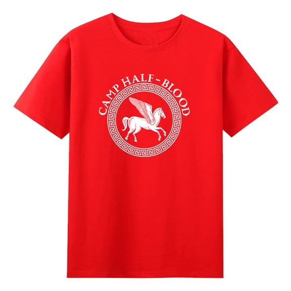 Camp Half-Blood T-shirt Crewneck Short Sleeve Cotton Tee Men Women Streetwear Tops