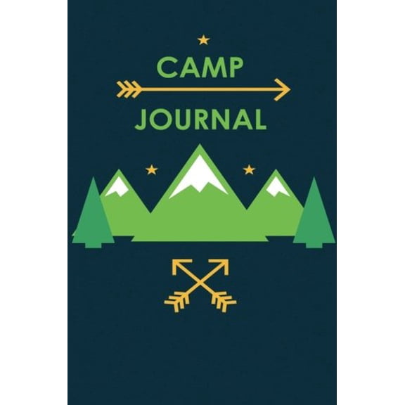 Pre-Owned Camp Journal: Small Journal for Recording Camp Notes, Thoughts, Ideas, Half Blank for Sketching or Doodling, Half LIned for Thoughts, Ideas, Gift for Camper Paperback