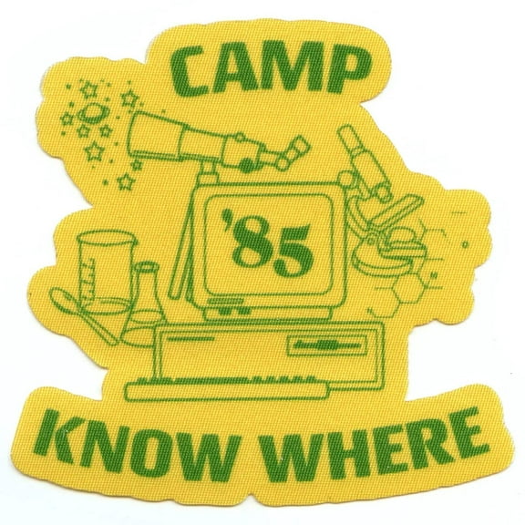 Camp Know Where Science Camp Logo Iron On Sublimated Patch