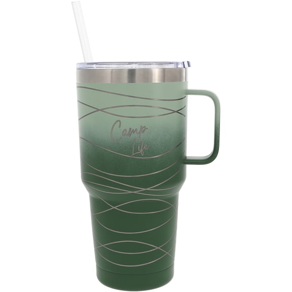 Pavilion Gift Company - Camp Life - 30 oz Travel Tumbler
