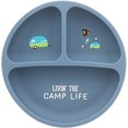 thumbnail image 1 of Pavilion Gift Company - Camp Life - 7.75" Divided Silicone Suction Plate, 1 of 8
