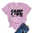 thumbnail image 1 of Camp Life Shirt Women's Hiking T-shirt Adventure Shirts Gift For Camper Wanderer Tee Nature Lover Tshirt, 1 of 3