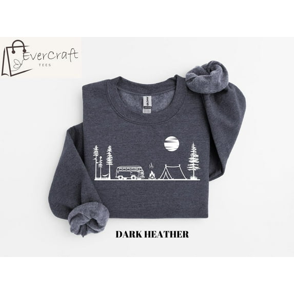 Camp Lover Shirt, Wild Nature Sweatshirt, Hiking Sweater, Camping Season Shirt, Trendy Nature Lover Shirt, Adventure & Camp Sweatshirt, Full size S-5XL