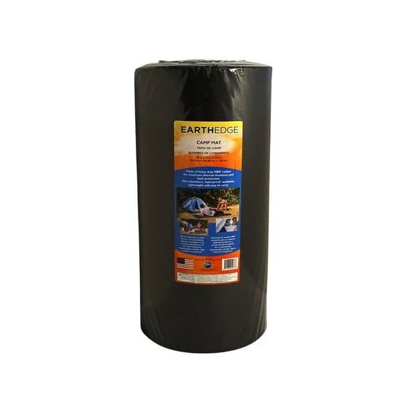 Earth Edge Camp Mat MAX 20"x72"x1" Black