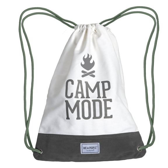 Camp Mode - 13" x 17" Canvas Drawstring Bag
