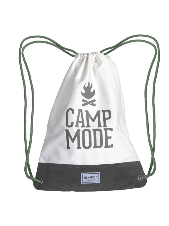 Camp Mode - 13" x 17" Canvas Drawstring Bag