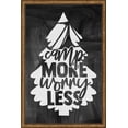thumbnail image 1 of Camp More Worry Less Upnorth Life Living Easy Relax Fire Tents Tin Sign Chalk Board Wall Art Decor Funny Gift 12 x 18 Inch, 1 of 3