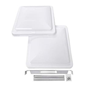 Camp'N 14 Inch Universal RV Roof Vent for Trailer, Camper - RV Roof Vent Covers (2-Pack)
