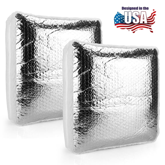 Camp'N RV Vent Insulator, Skylight Insulation, Pillow Shade, Reflective Heat Shield 2-Pack