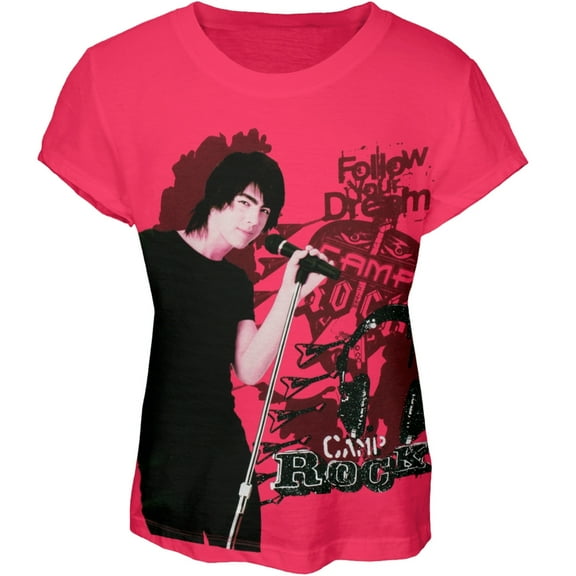Camp Rock - Shane Headphones Girls Youth T-Shirt - Youth Medium