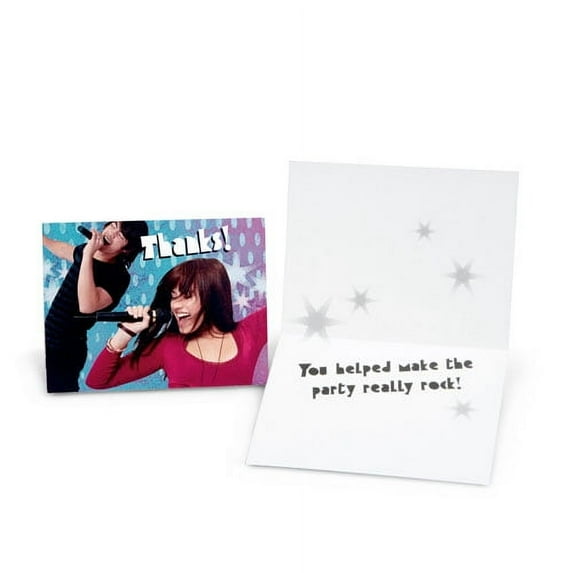 Camp Rock Thank You Notes w/ Envelopes (8ct)