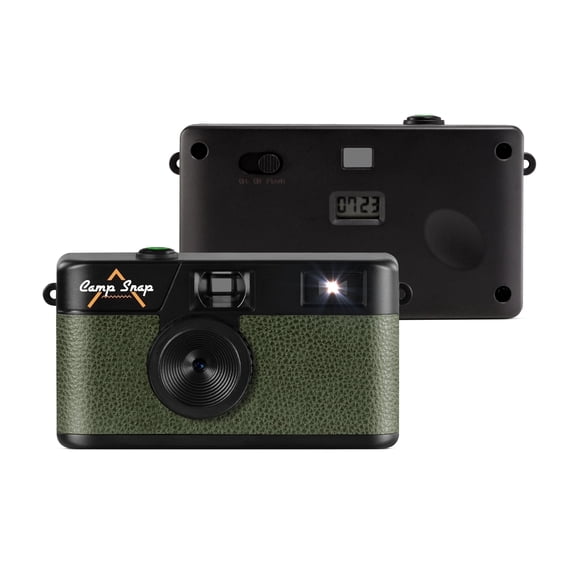 Camp Snap (1st Gen) Screen-Free Digital Camera, Easy to Use, Point and Snap for All Ages, Forest Green
