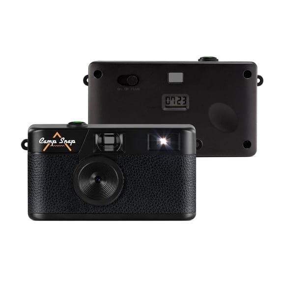 Camp Snap Screen-Free Digital Camera, Easy to Use, Point and Snap for All Ages, Stealth Black