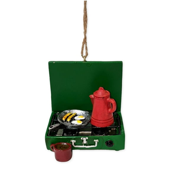 Camp Stove, Camping, Cooking, Hiking, Outdoors, Rustic, Woods, Christmas Tree Ornament