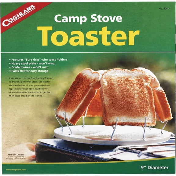 Coghlan's Camp Stove Toaster - Rustproof, 4 Slice Capacity - Multicolor