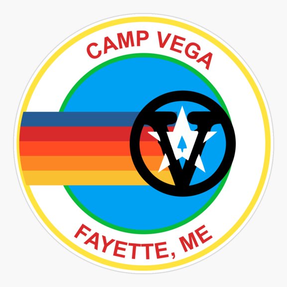Camp Vega AV Camp Vinyl Decal Sticker