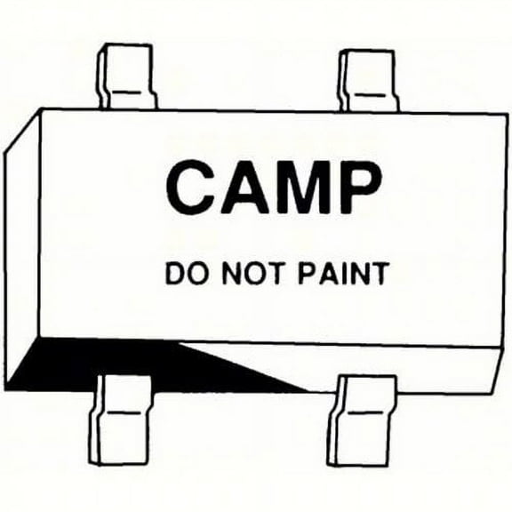 Camp W-24-SQ; Strap Zinc 1-1/4X6X12 Double