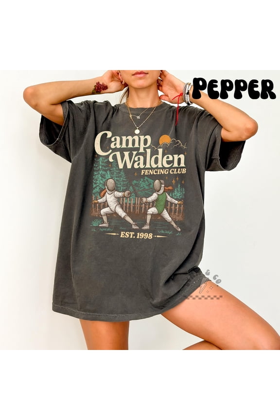 Camp Walden Fencing Club Shirt | 90s Summer Camp Tee | Retro Fencing Graphic Tee | Classic Summer Movie Inspired Shirt | Comfort Colors