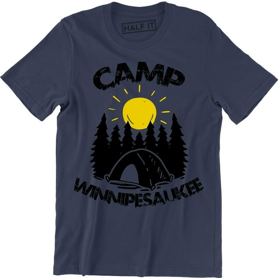Camp Winnipesaukee Sunrise Cool Camping Tent Mountain Adventure Men's T-Shirt