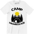 thumbnail image 1 of Camp Winnipesaukee Sunrise Cool Camping Tent Mountain Adventure Men's T-Shirt, 1 of 4