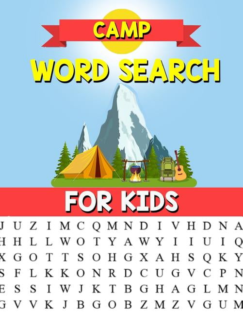 Camp Word Search For Kids: A Happy Camper Word Search Puzzle For Kids - Kids Camping Activity Book, (Paperback)