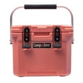 thumbnail image 1 of CAMP-ZERO 10 Liter 10.6 Quart Cooler with 2 Molded In Cup Holders, Coral, 1 of 8