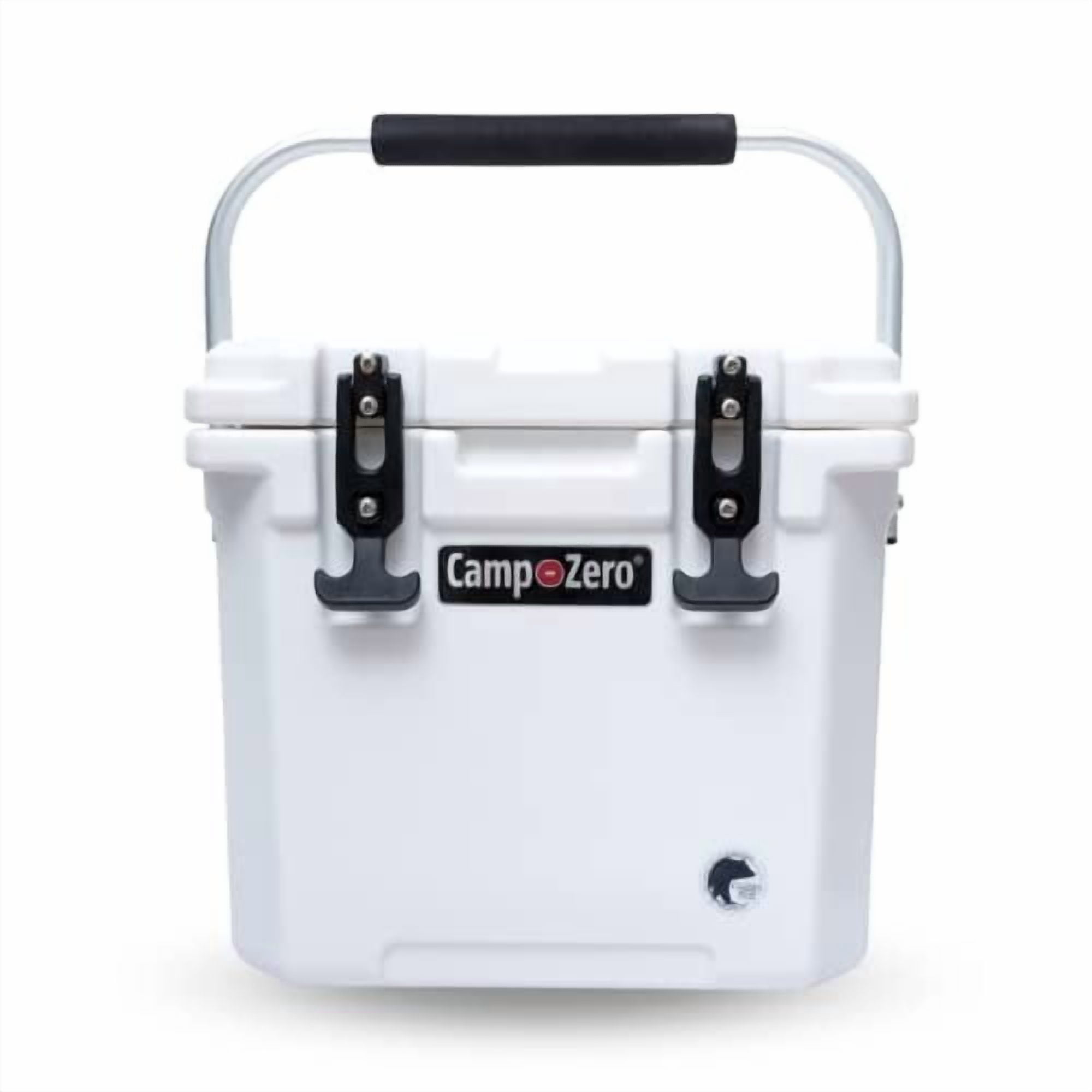 Camp-Zero 12.6 Qt. Premium Cooler with Cup Holders | White