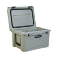 thumbnail image 1 of Camp-Zero  40L 42 Quart Premium Cooler With Molded-In Drink Holders Beige, 1 of 5