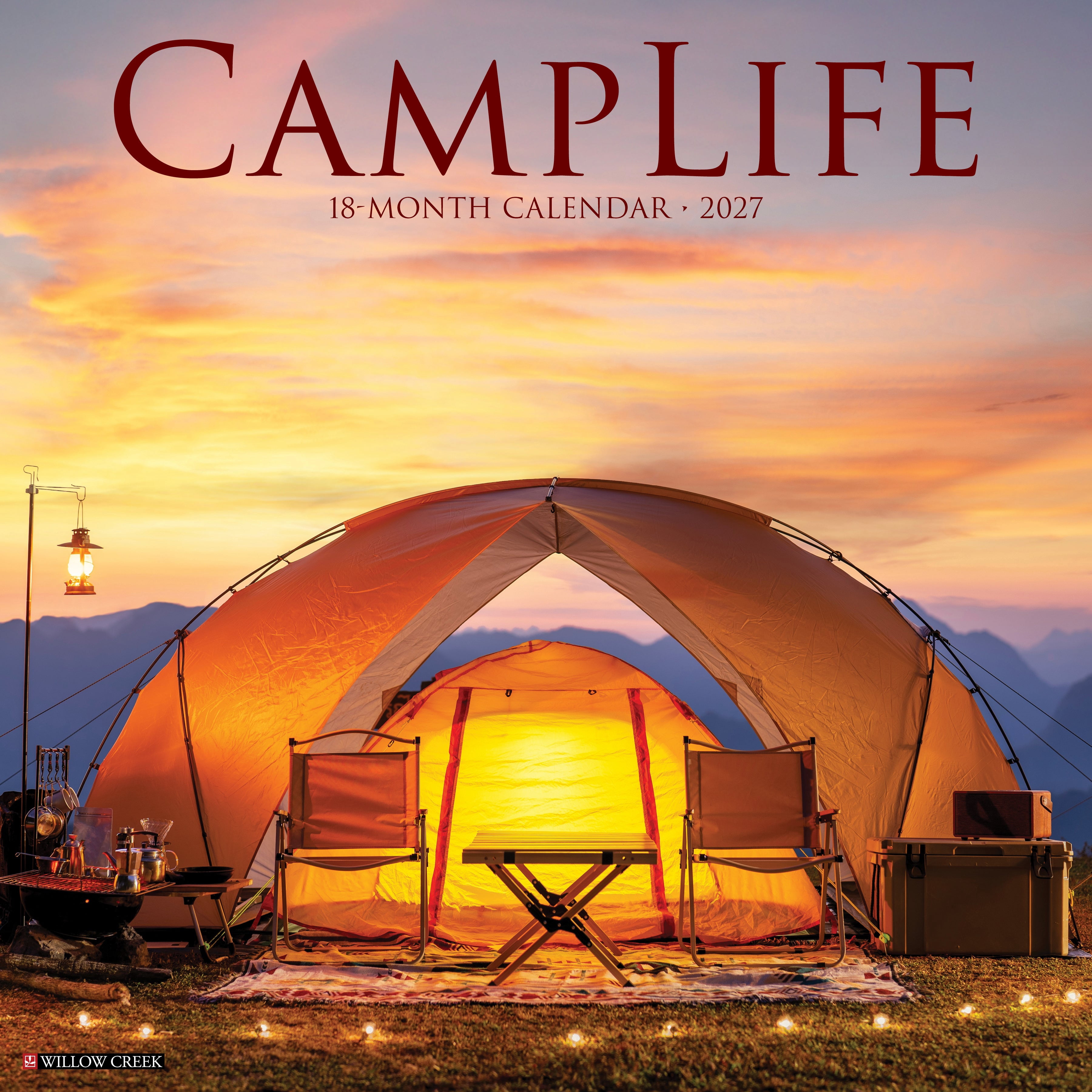 Willow Creek Press, CampLife 2027 Wall Calendar