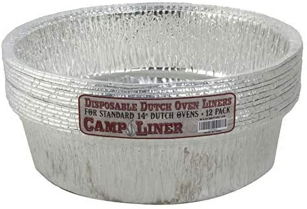 Brand New CampLiner Dutch Oven Liners, 12 Pack of 14 8 Quart Disposable  Liners - No More