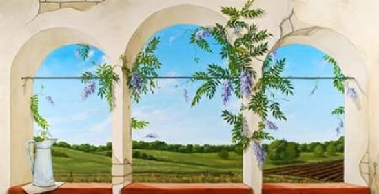 Campagna toscana Canvas Art - Chiara Spataro (10 x 20)