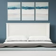 thumbnail image 1 of Campagne Wood Panel Headboard in White -  Queen Size, 1 of 6