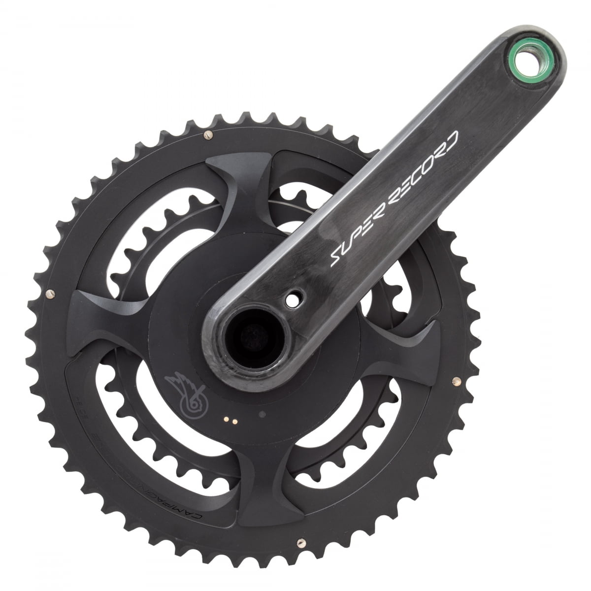 パーツ Campagnolo Record 170mm BCD135 P45QF Vintage Campagnolo Record Crankset 53/44 144BCD 170MM square