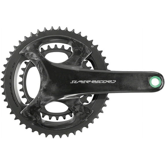 Campagnolo Super Record Wireless Crankset - 165mm, 12-Speed, 50/34t, Campy 121/88 Asym BCD, Ultra Torque Spindle, Carbon