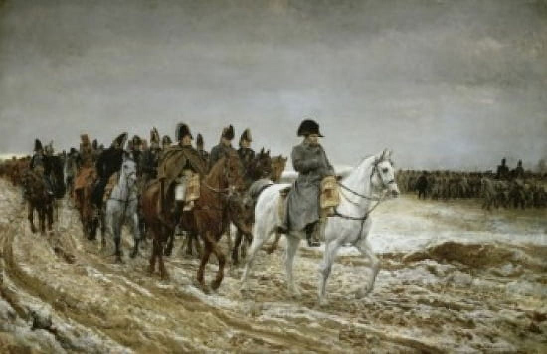 Campaign in France 1814 ca 1864  Jean Louis Ernest Meissonier (1815-1891French) Musee dOrsay Paris Canvas Art - Jean Louis Ernest Meissonier (24 x 36)