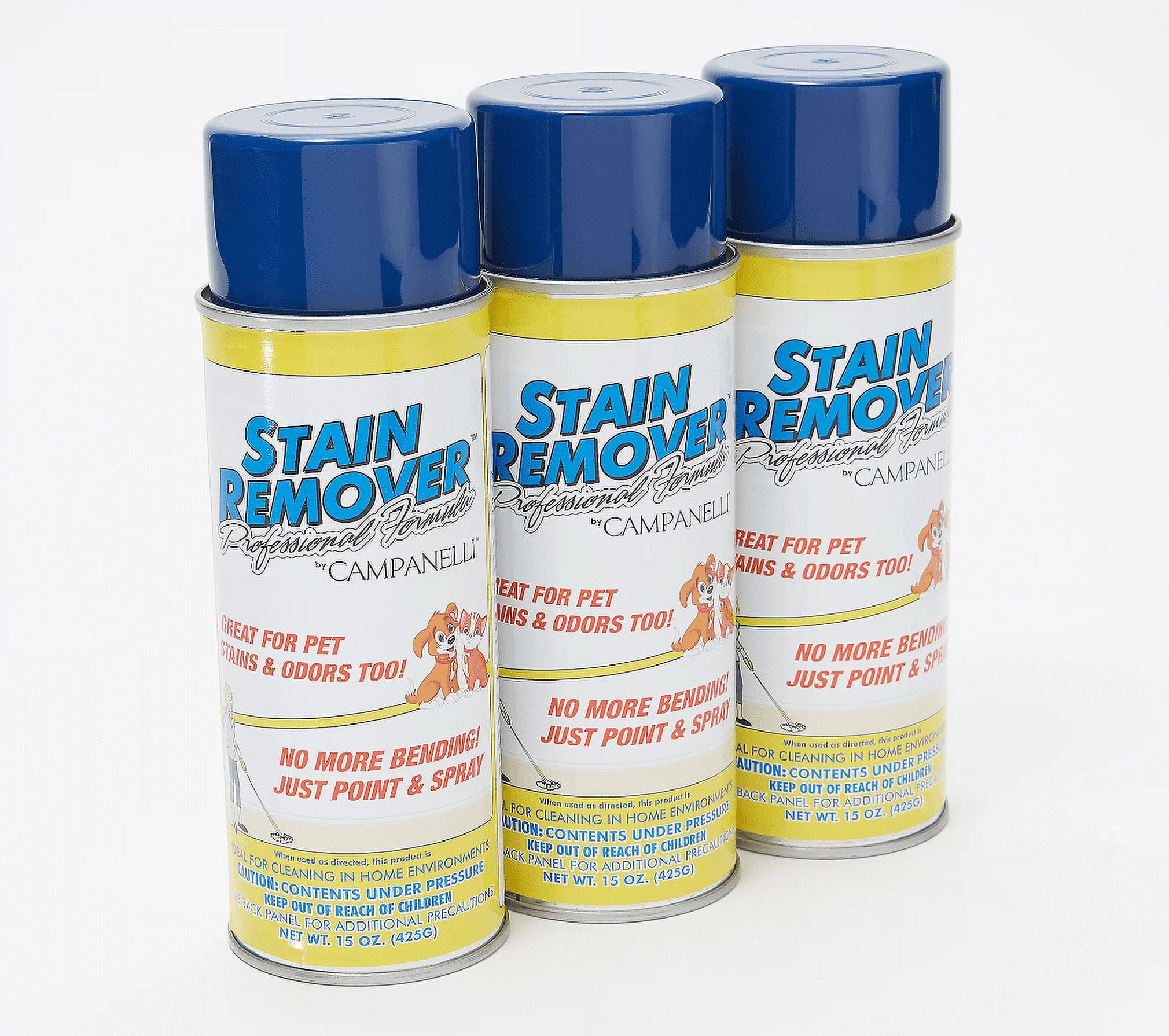 Campanelli Set of 3 Professional Point & Spray Stain Removers