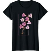 Campanula Bellflower Dreams Tee - Feminine Floral Print Shirt