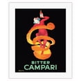 thumbnail image 1 of Campari Bitter Aperitif - Red Passion Liqueur - Spiritello Spirit - Vintage Advertising Poster by Leonetto Cappiello c.1921 - Fine Art Rolled Canvas Print 16in x 20in, 1 of 4