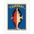 thumbnail image 1 of Campari - Davide Campari & Co. - Milano Italy - Vintage Advertising Poster by Leonetto Cappiello c.1921 - Bamboo Fine Art 290gsm Paper (Unframed) 17x22in, 1 of 4