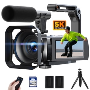Campark 5K Video Camera Camcorder 3" Touch Screen 56MP Digital Camera with Microphone Remote Control