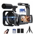 thumbnail image 1 of Campark 5K Camcorder Video Camera 3" Touch Screen 56MP Vlogging Cameras for YouTube with Microphone, 1 of 10