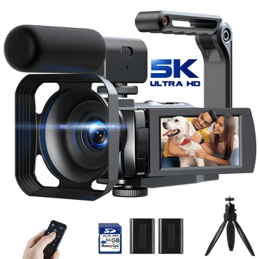 Campark AC12 5K 25FPS Video Camera 56MP Photo 3”Touch Screen Digital Camcorder for Vlogging Youtube