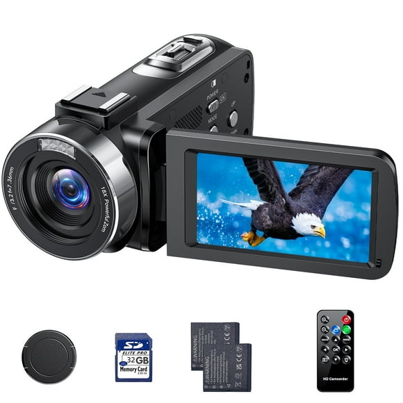 Campark AC13 4K 30FPS Video Camera 42MP Photo 3” 270° Screen Digital Camcorder