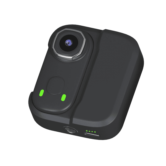 Campark 4K POV Action Camera Mini Body Cam Charging with Case for Vlogging Cycling