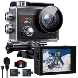 Generic Caméra d'action 4K WiFi Ultra HD DV 16MP 170° + Kit d'accessoires à  prix pas cher