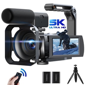 Campark 5K Camcorder Video Camera with Microphone 3" Touch Screen 56MP Vlogging Cameras for YouTube