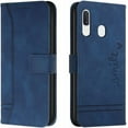 thumbnail image 1 of Campatible with Samsung Galaxy A20 Case, Galaxy A30 Wallet case with Card Holder Kickstand Magnetic Premium PU Leather Flip Shockproof Protective Case for Samsung Galaxy A20 / A30 Blue HX, 1 of 14